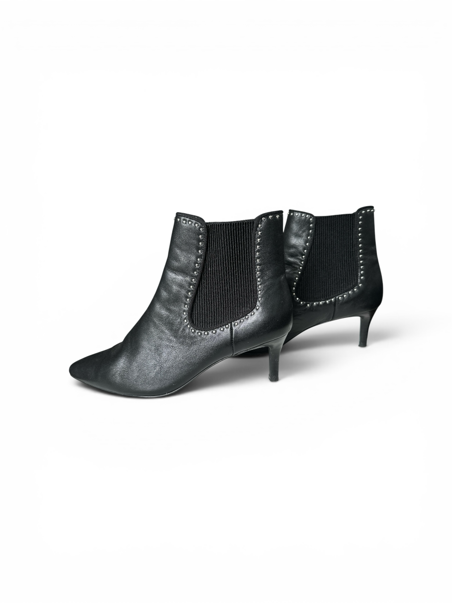 Sol Sana Black Studded Ankle Boots