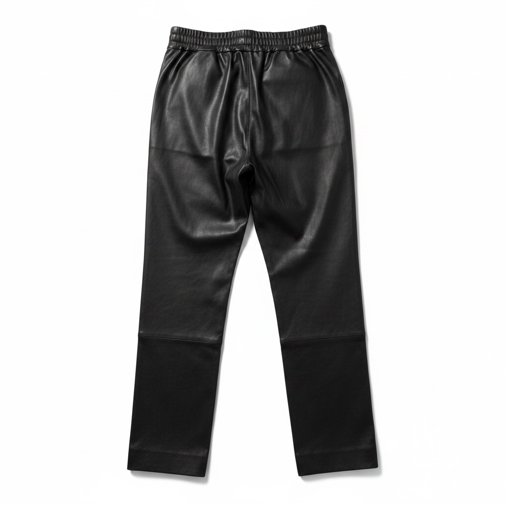 Banded Together Leather Elastic Waist Pants Size XS