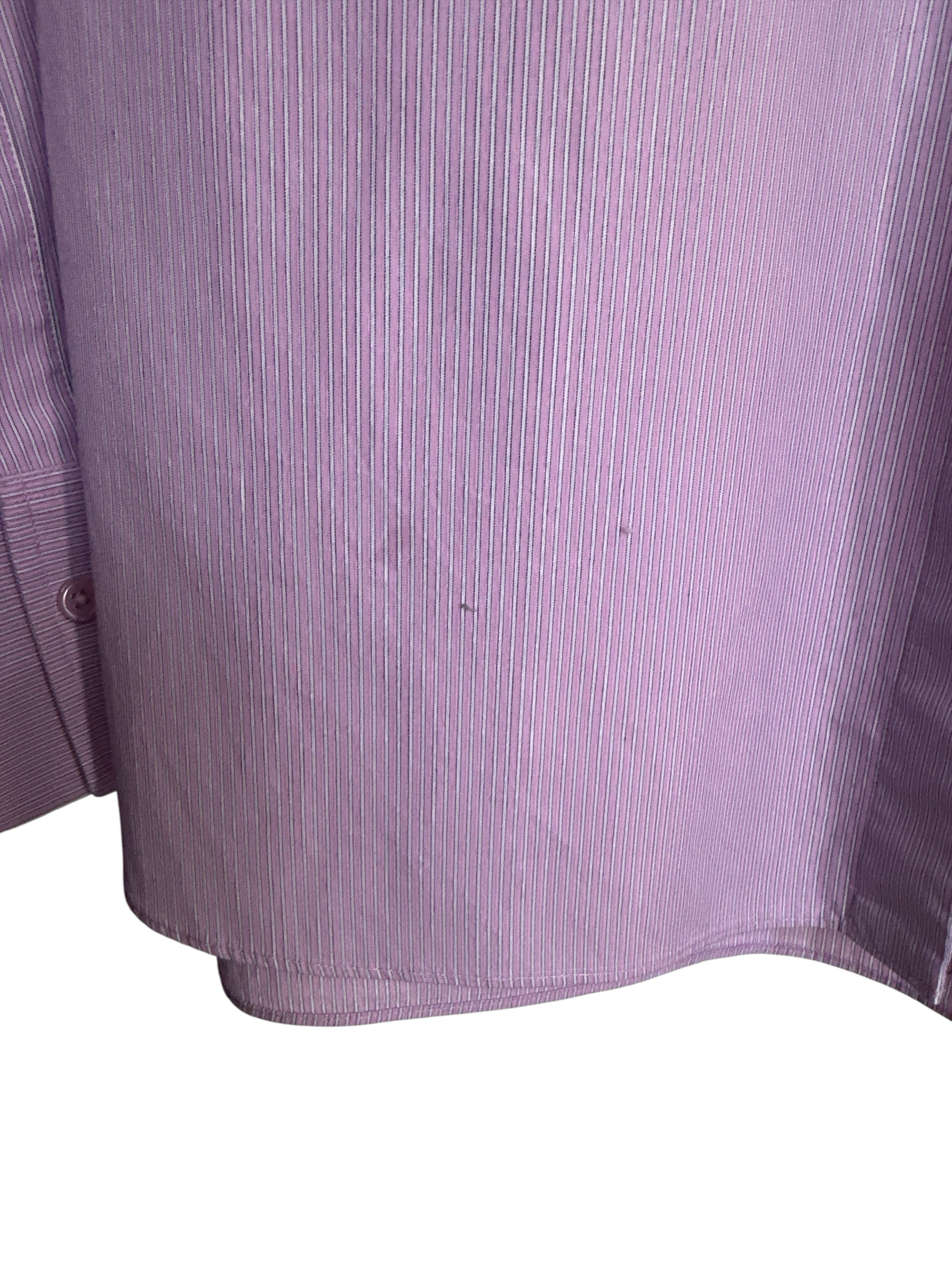 Scanlan Theodore Stripe Ruffle Trim Shirt Size 8