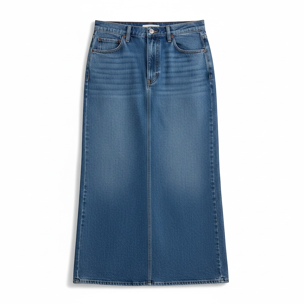 Nobody Liberty Roxanne Long Line Denim Skirt Size 30 BNWT RRP: $269