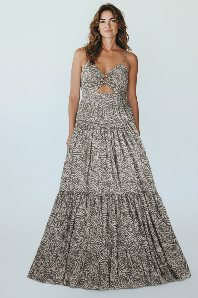 Bec + Bridge Spaghetti Strap Maxi Dress Size 8