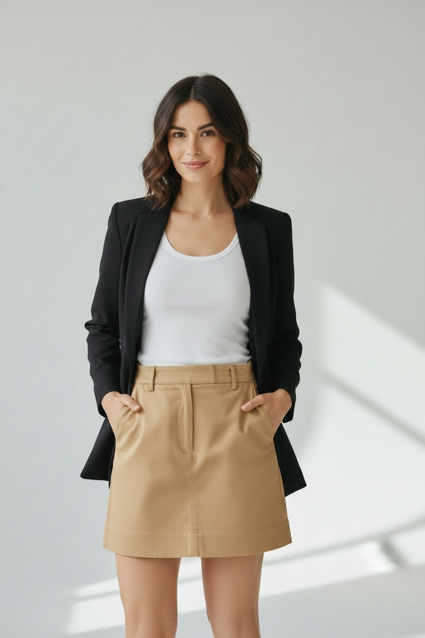 Scanlan Theodore Button Through Mini Skirt Size 12