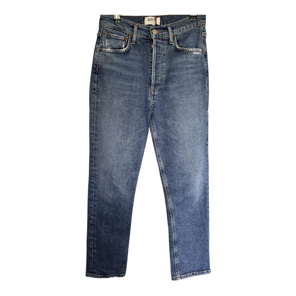 Agolde Riley High Rise Straight Jeans Size 25