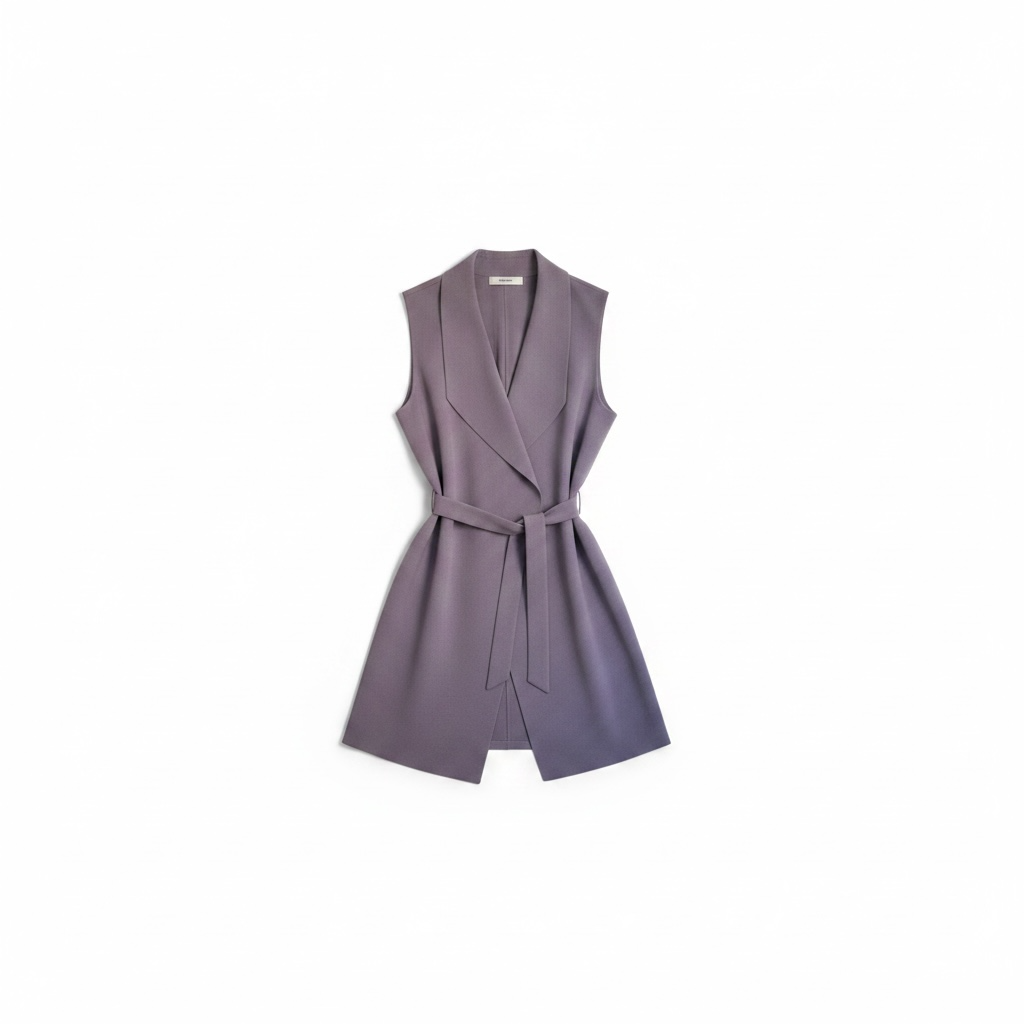 Scanlan Theodore Waterfall Crepe Knit Vest