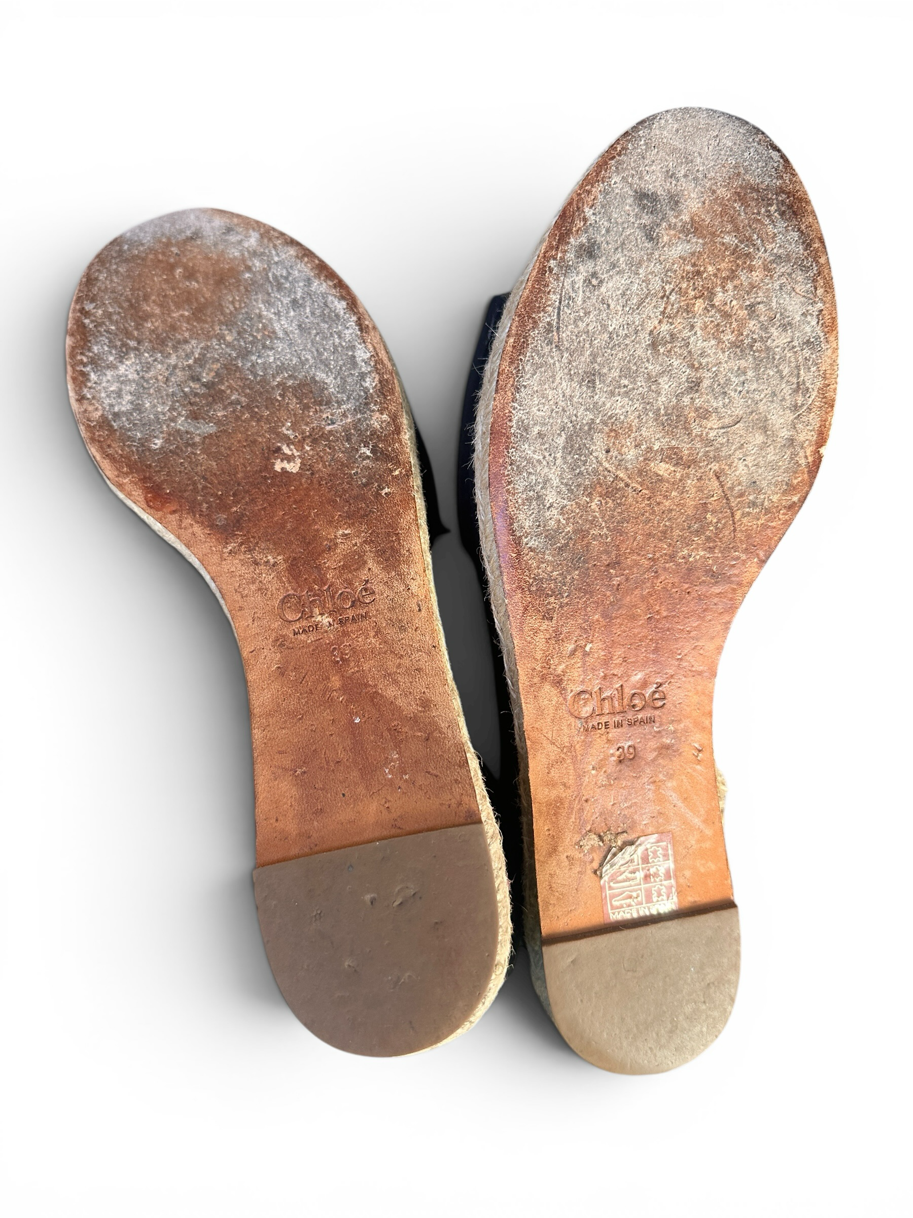 Chloe Suede Espadrilles Size 39W