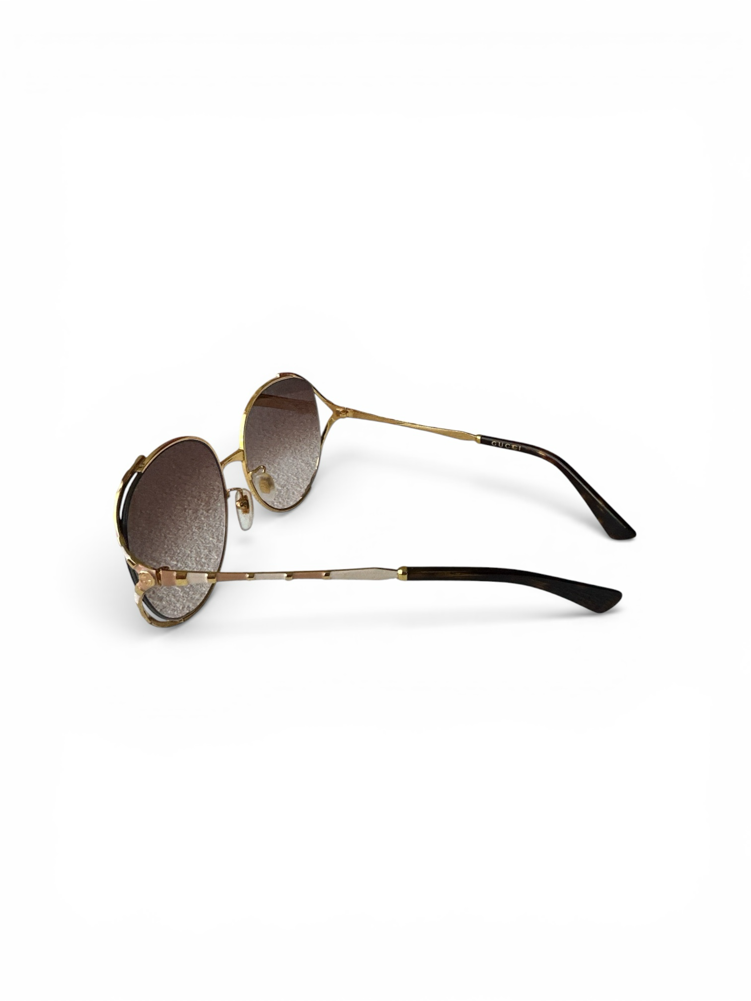 Gucci GG0595S Oversized Round Frame Sunglasses