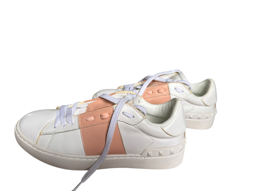 Valentino Garavani Rockstud Open Sneakers Size 37 AUTHENTIC