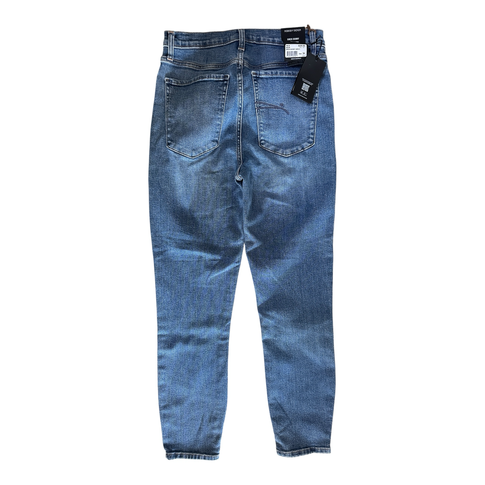 Nobody Denim Siren Skinny High Rise Jeans Size 34 BNWT RRP $229