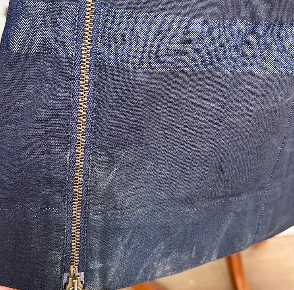Tomas Maier Denim Zip Up Dress