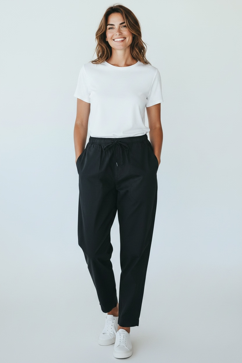 Bassike Draw String Pants Size 0