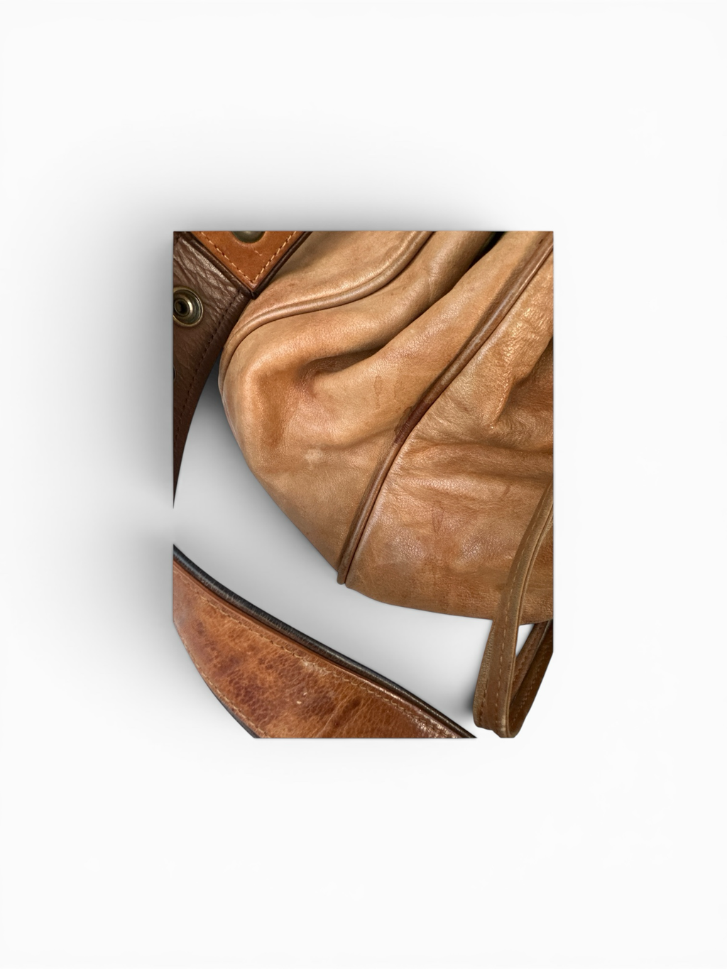 Mimco Tan Cocoon Bucket Bag