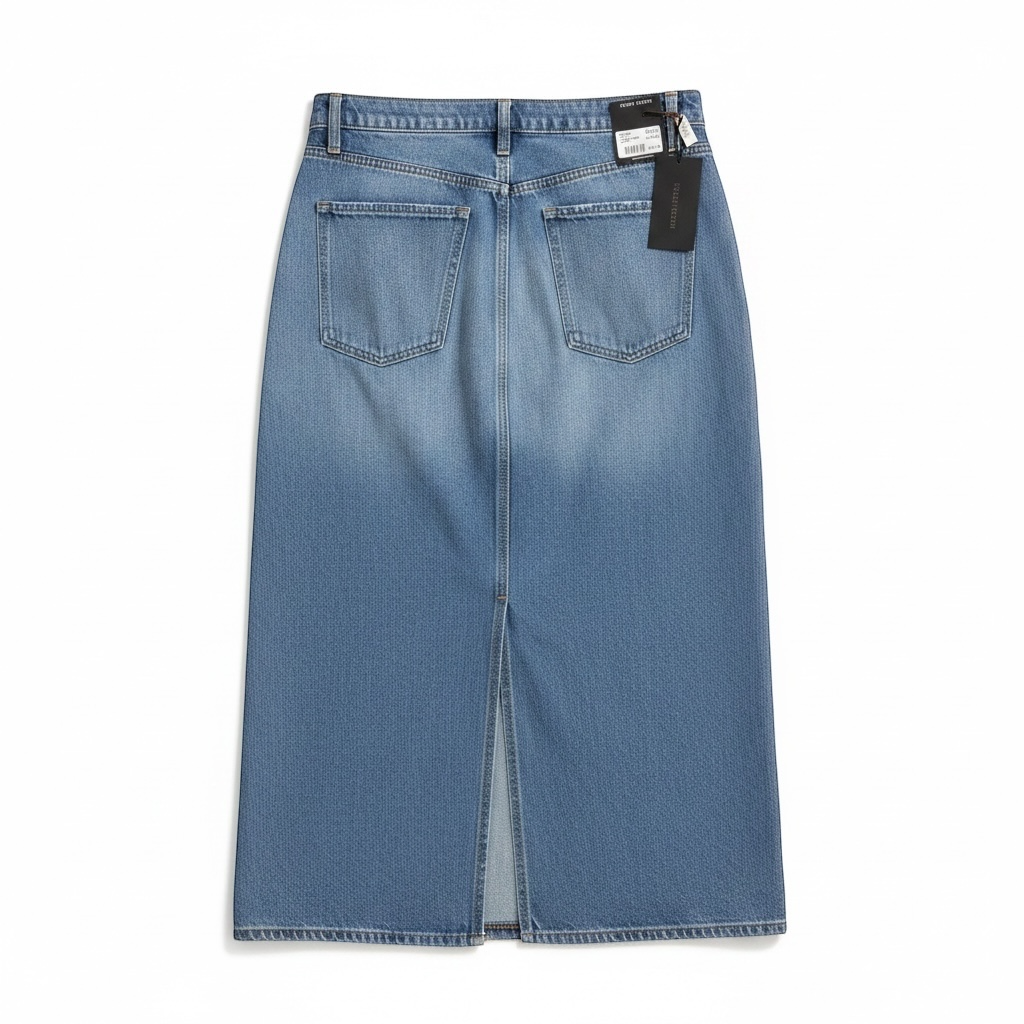 Nobody Liberty Roxanne Long Line Denim Skirt Size 30 BNWT RRP: $269