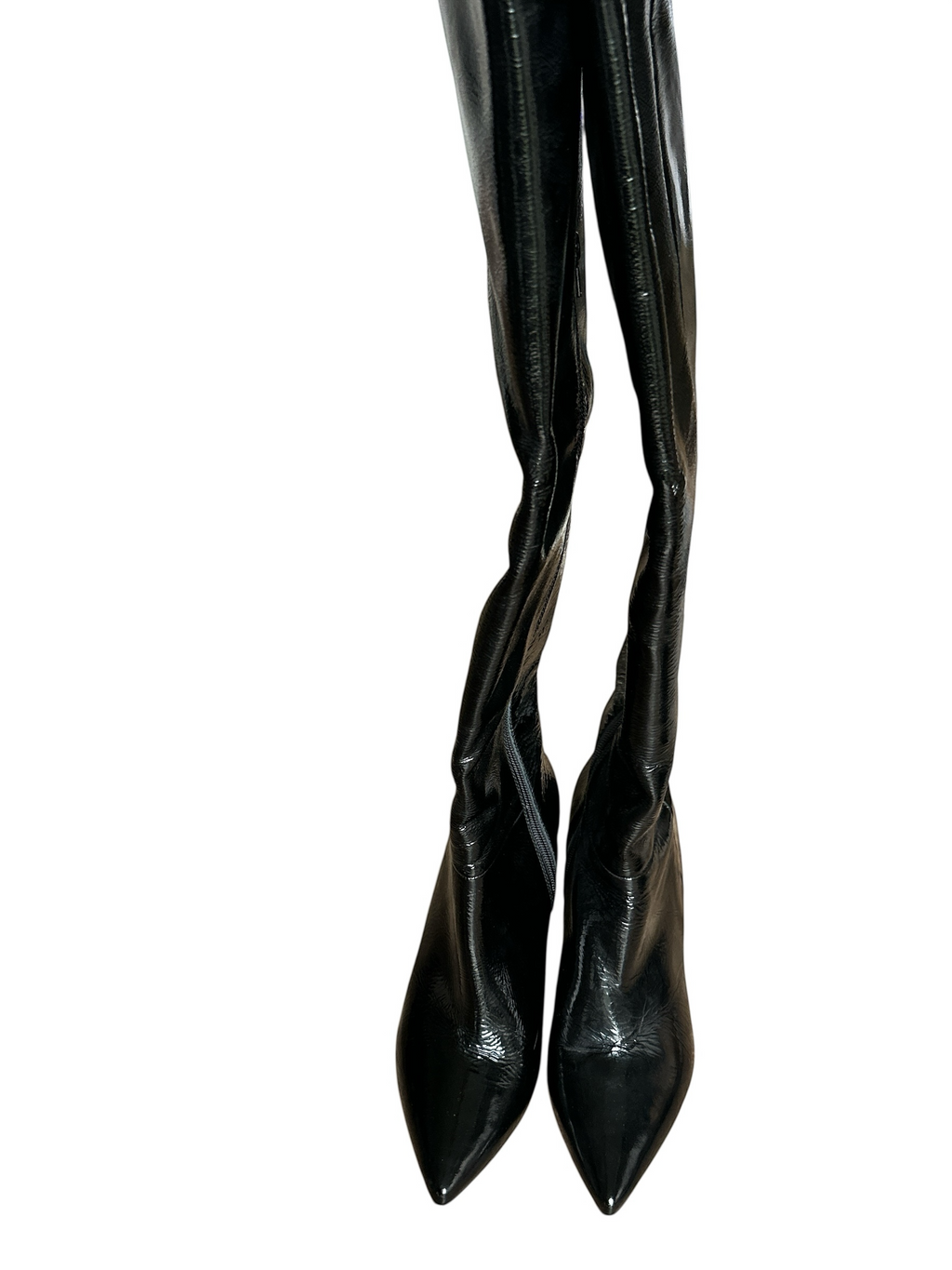 Witchery Patent Leather Over Knee Boots Size 40