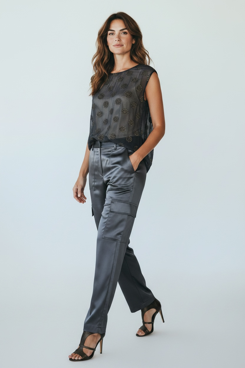 Gorman Embellished Shell Top Size S