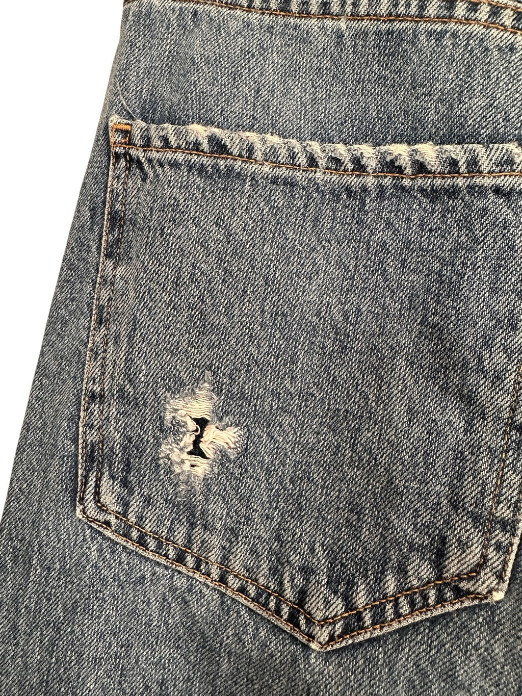 Agolde Lightly Distressed Straight Leg Jeans Size 26