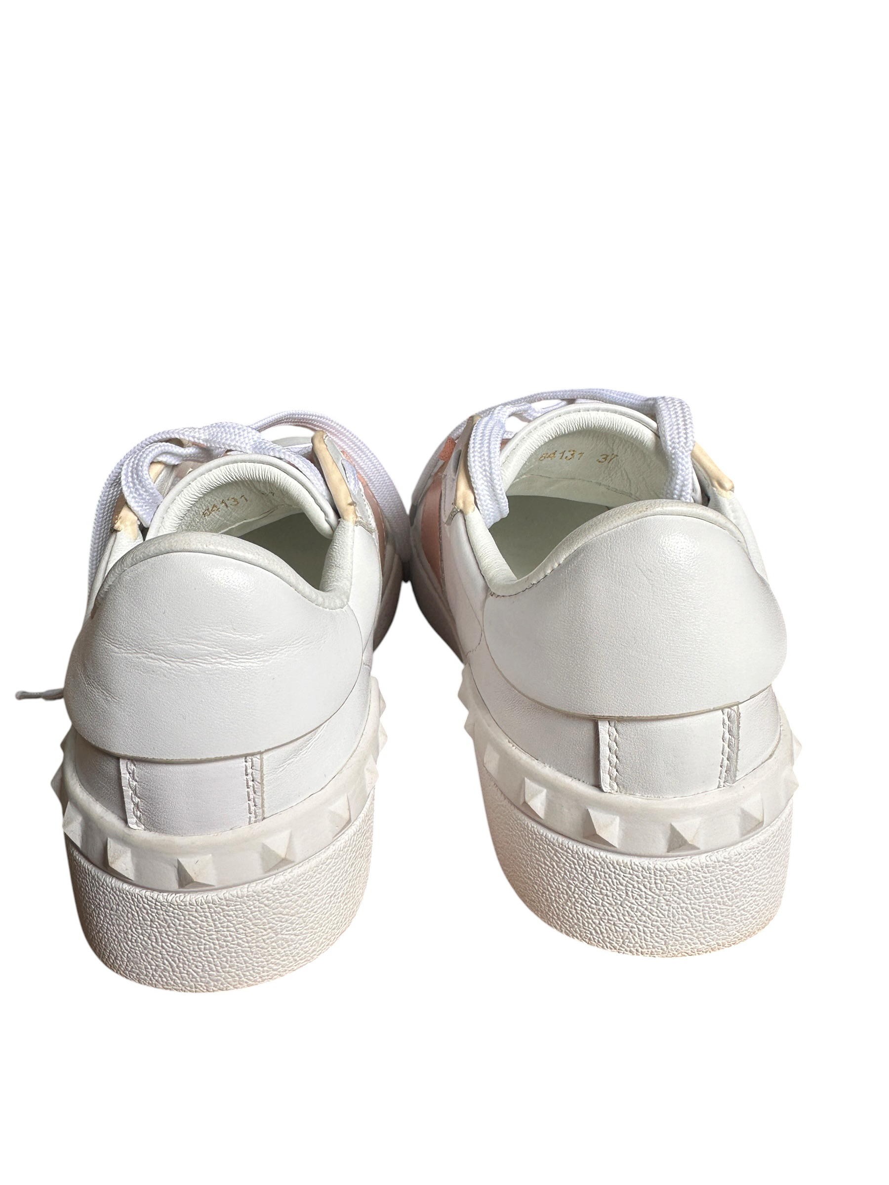 Valentino Garavani Rockstud Open Sneakers Size 37 AUTHENTIC
