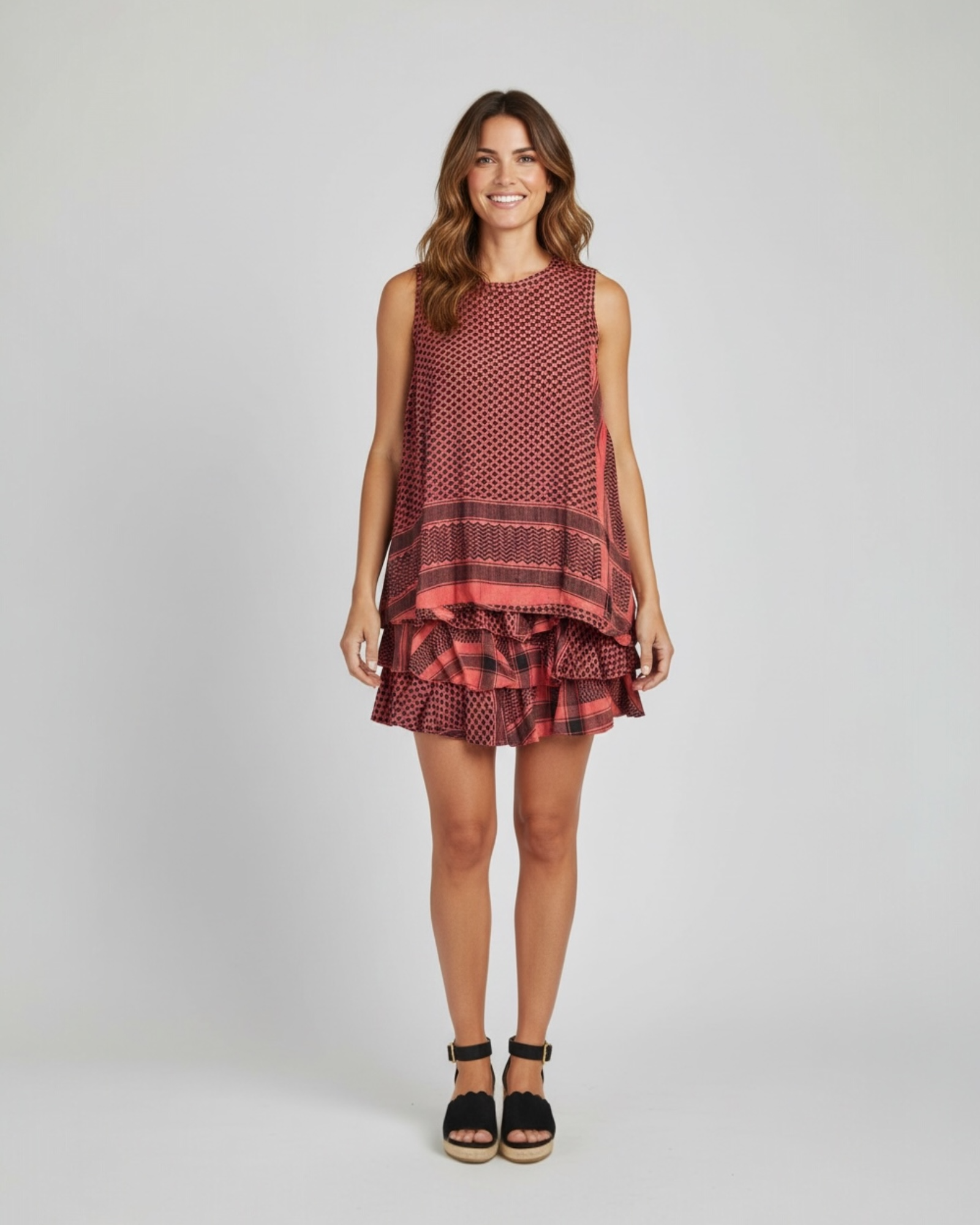 Cecilie Copenhagen Top & Ruffle Skirt Set - Size 10/12