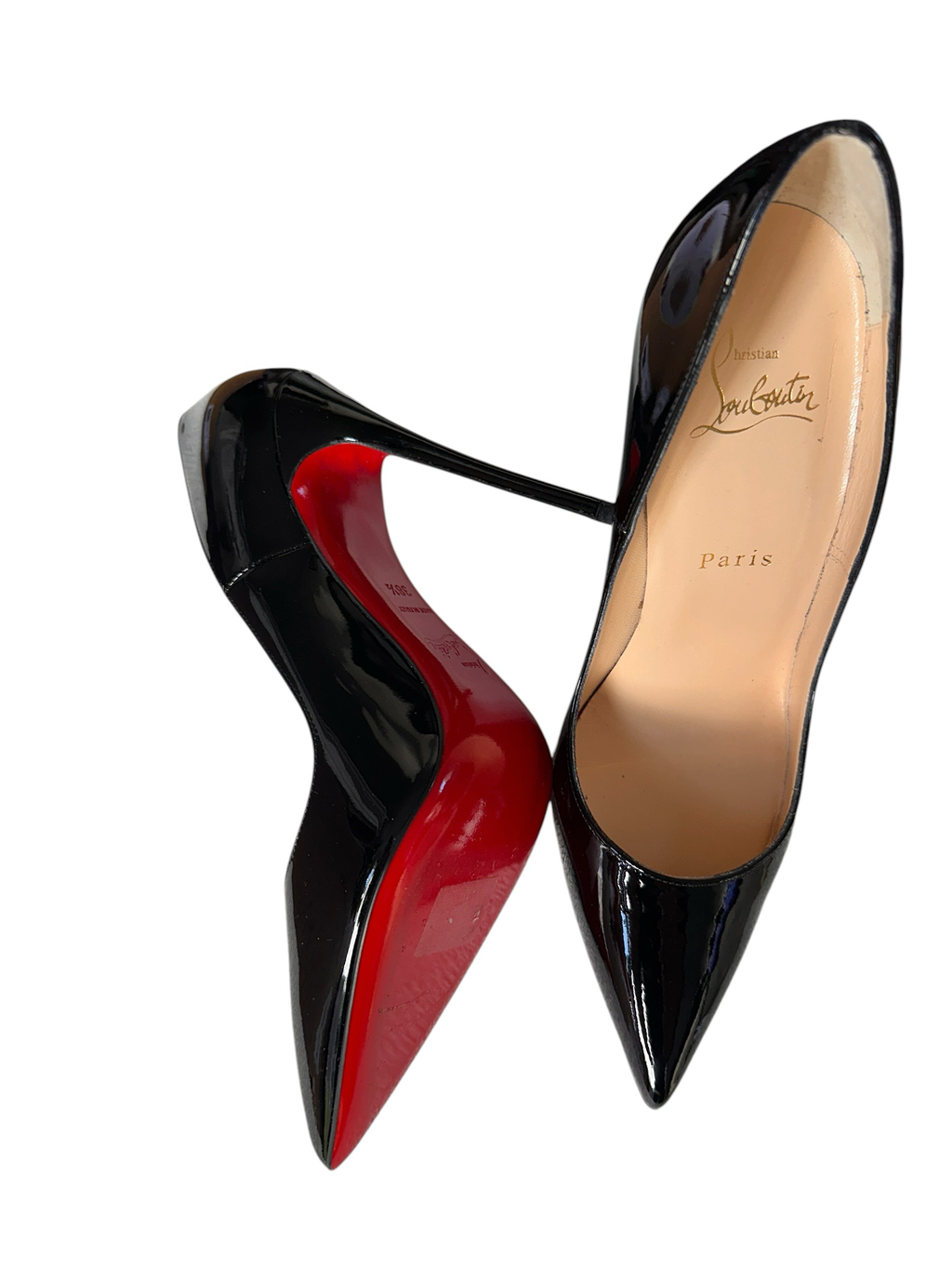 Christian Louboutin So Kate Patent 12cm Heels Size 38.5 - AUTHENTIC