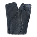 Camilla and Marc Black Pin Striped Tie Waist Jeans Size 24