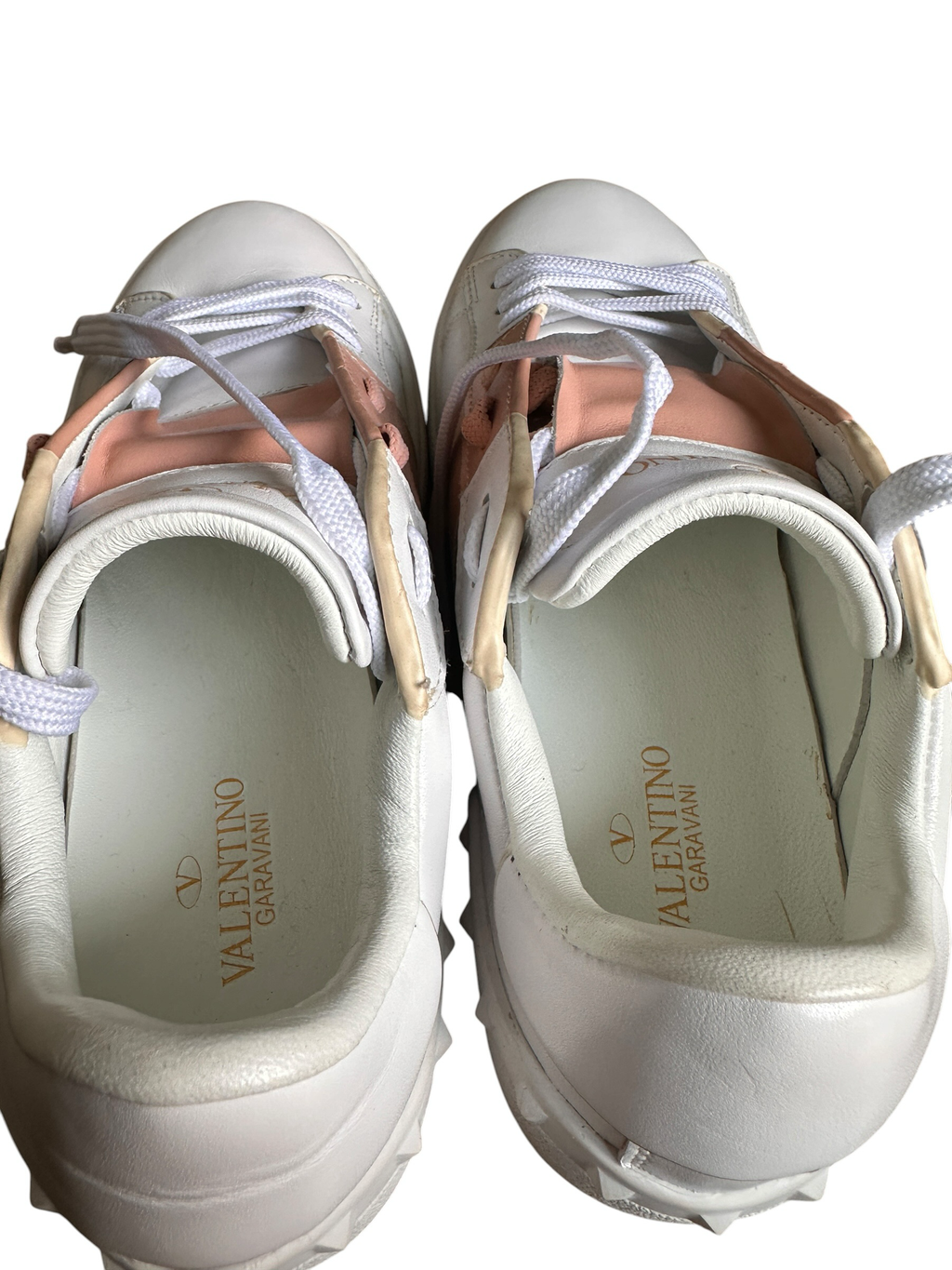 Valentino Garavani Rockstud Open Sneakers Size 37 AUTHENTIC