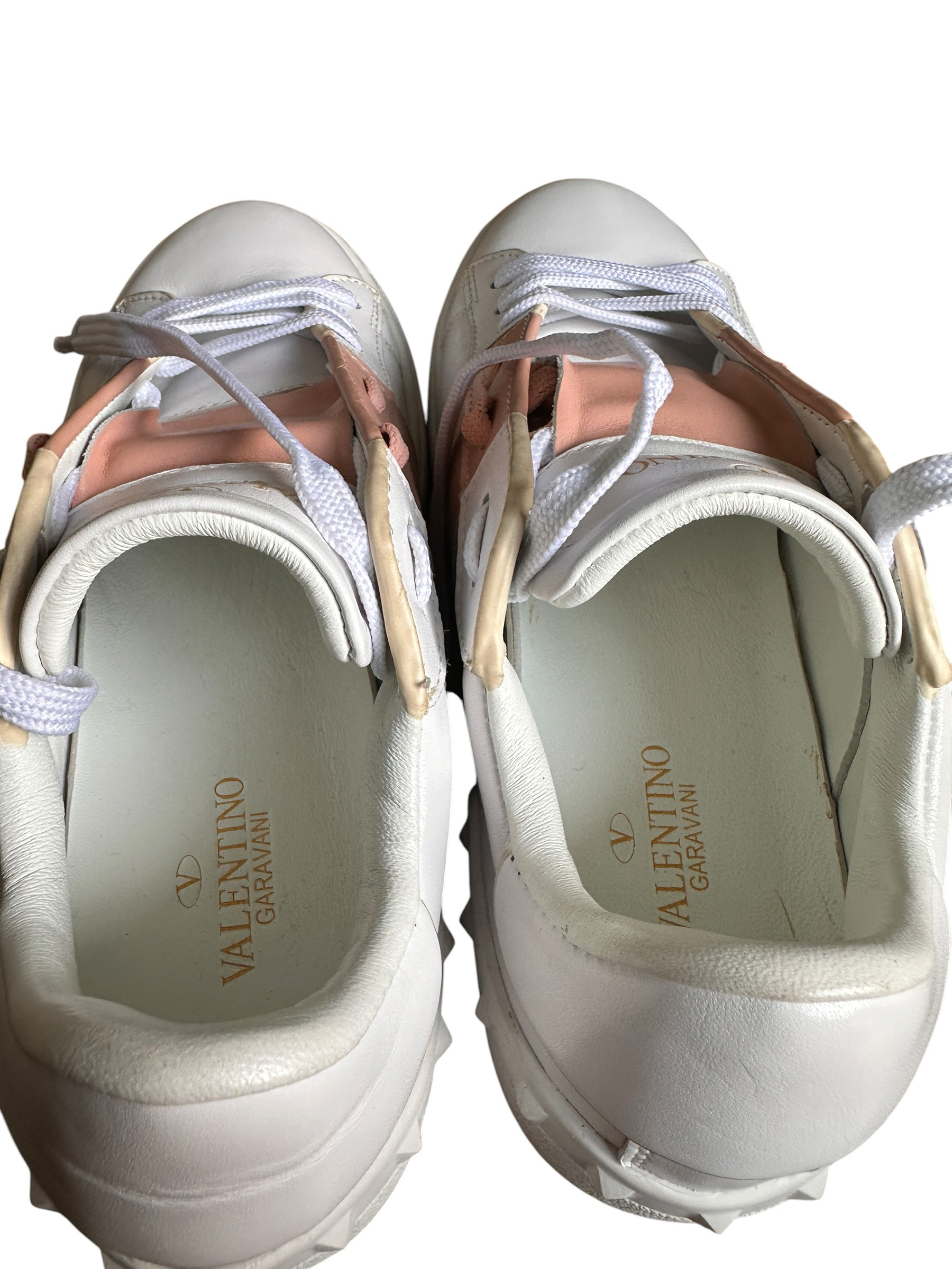 Valentino Garavani Rockstud Open Sneakers Size 37 AUTHENTIC