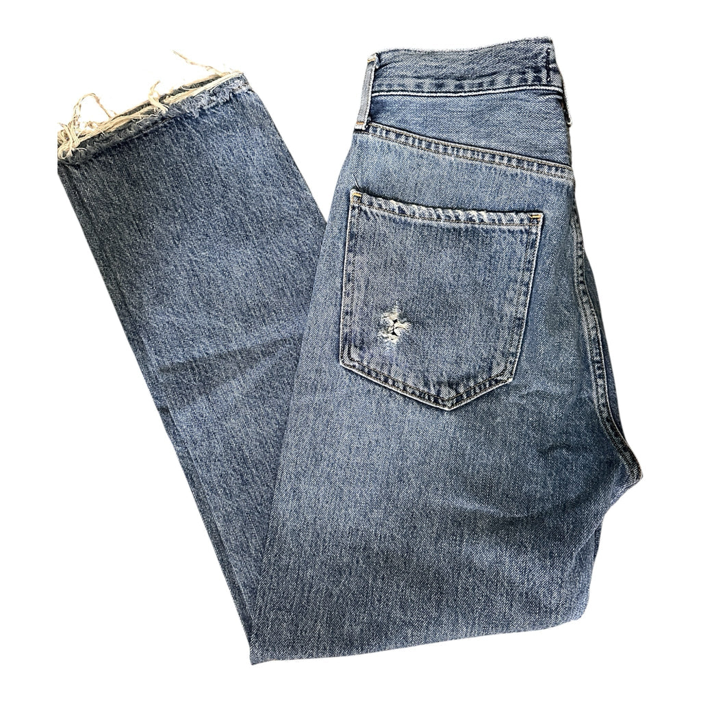 Agolde Lightly Distressed Straight Leg Jeans Size 26