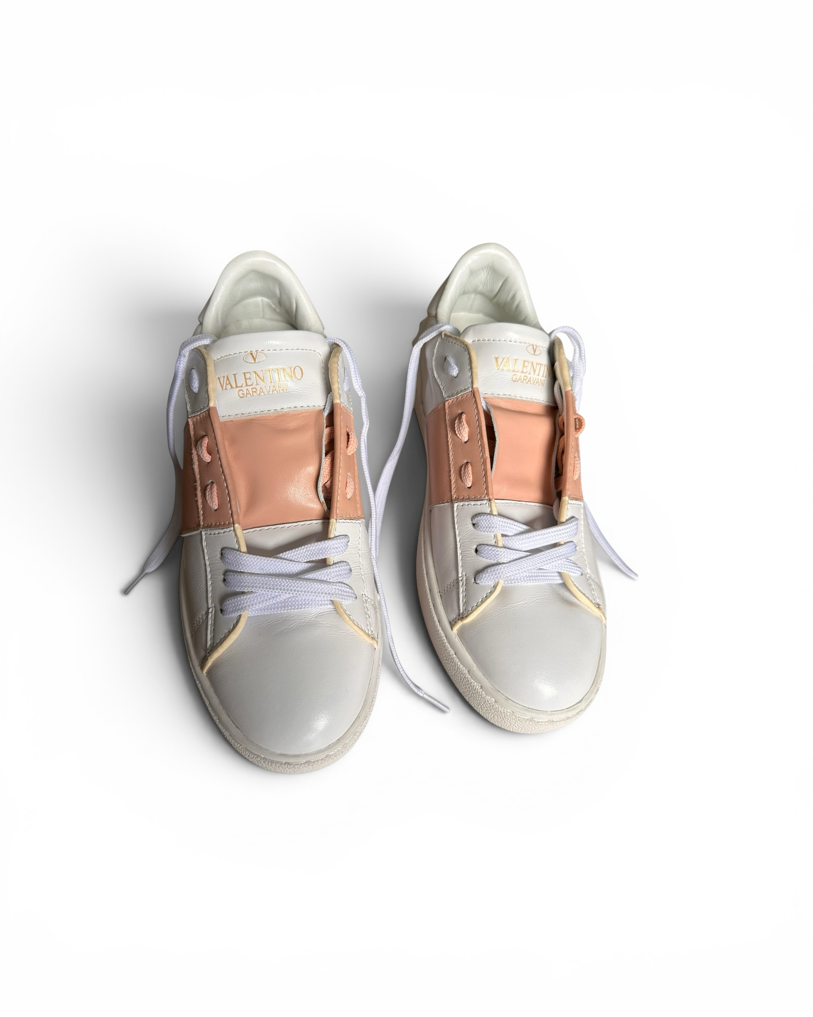 Valentino Garavani Rockstud Open Sneakers Size 37 AUTHENTIC