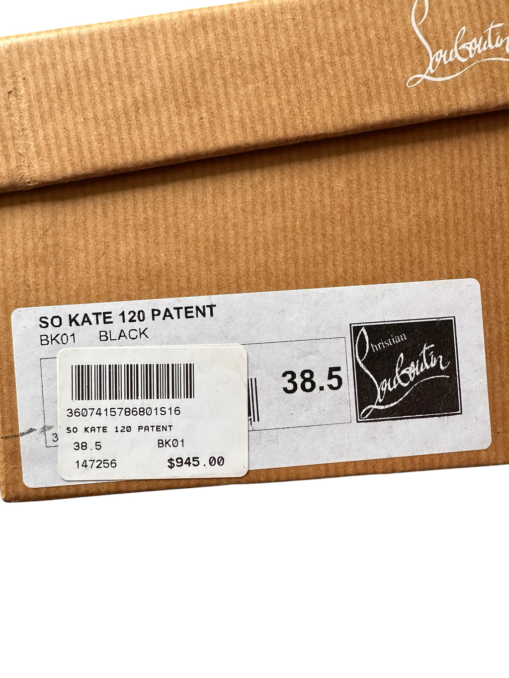 Christian Louboutin So Kate Patent 12cm Heels Size 38.5 - AUTHENTIC